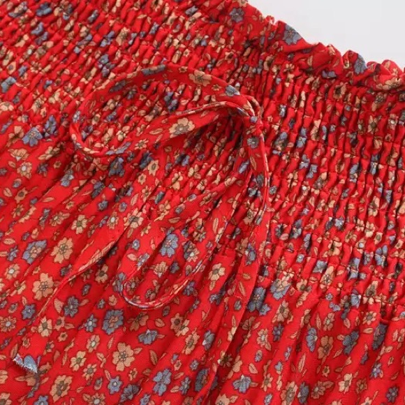 Bohemian Chic Floral Maxi Skirt - Picture 7 of 15